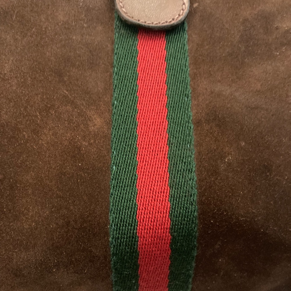 Authentic Vintage Gucci Parfums Brown Suede Clutch 🔥🔥🔥 - Picture 7 of 10